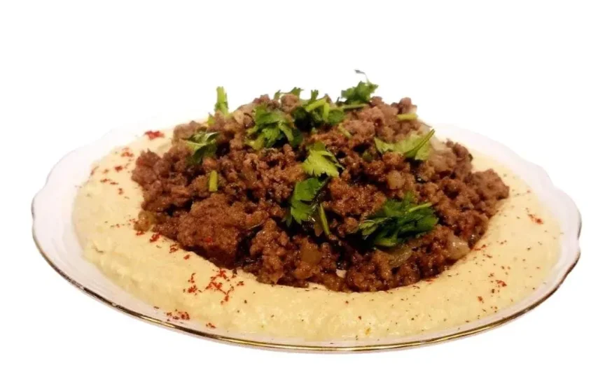 בשר טחון על חומוס מתכון בשר טחון על חומוס מתכון