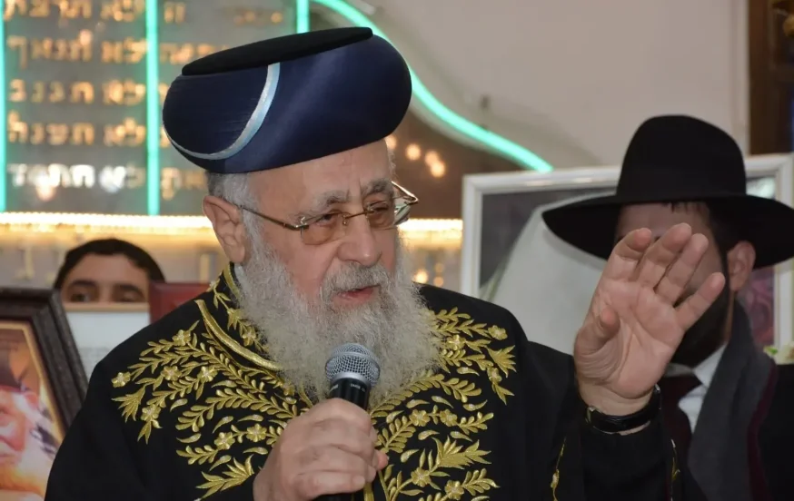 הראשון לציון: "יש לבנות סוכה למרות המצב הביטחוני" הראשון לציון: "יש לבנות סוכה למרות המצב הביטחוני"