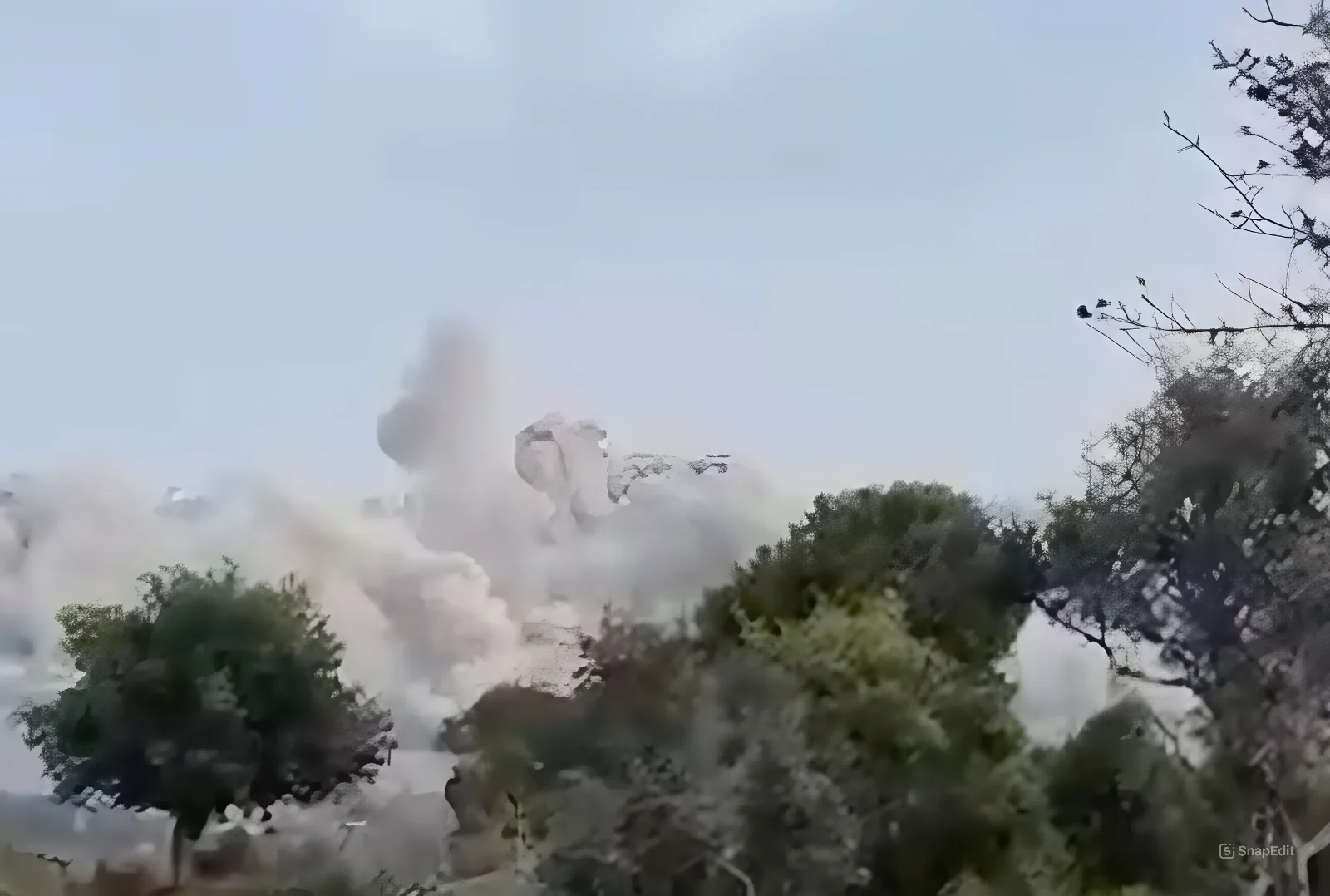 פיצוץ מבנה טרור בלבנון 