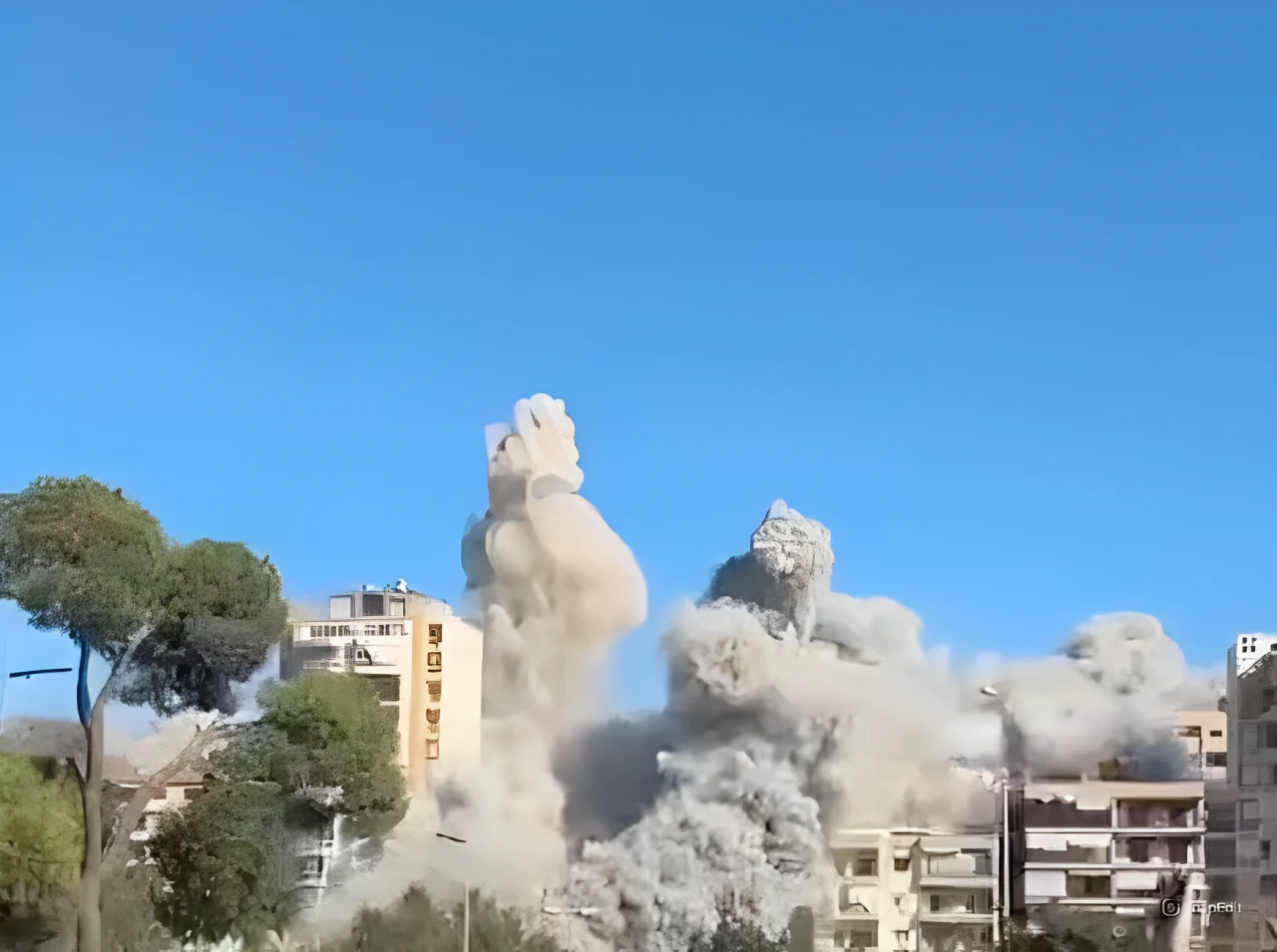 צה''ל תקף באופן תשתית של ארגון הטרור חיזבאללה בביירות