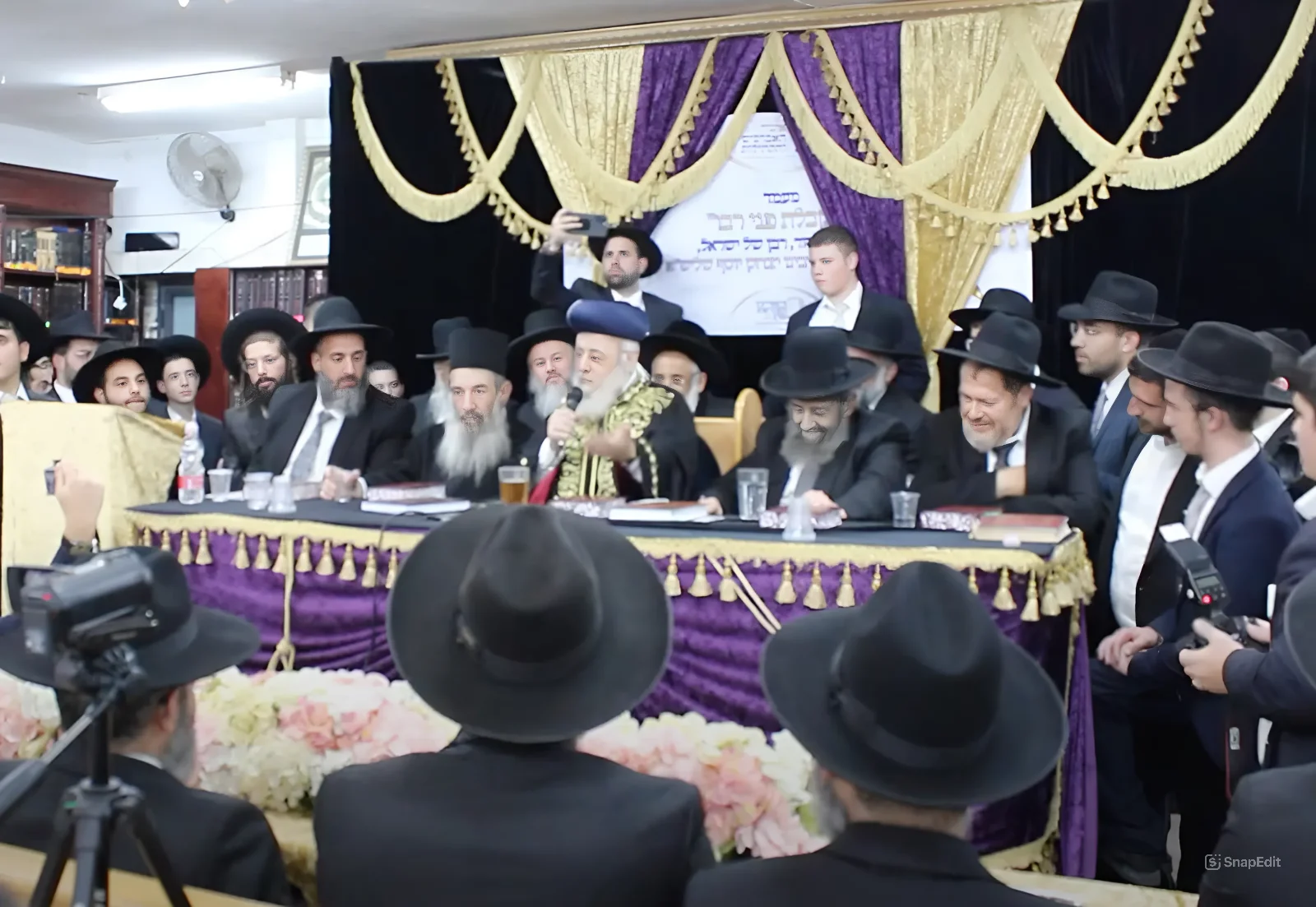  הקבלת פני רבו בנשיאות מנהיג הדור הרב יצחק יוסף שליט"א