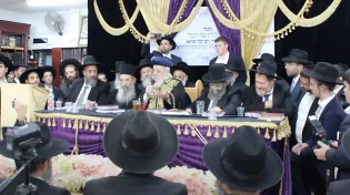 הקבלת פני רבו בנשיאות מרן הראש"ל הרב יצחק יוסף שליט"א
