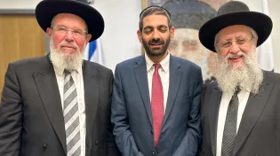 צפו: מרן הראשון לציון לאחר בחירת הרב האשכנזי