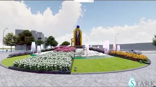 עיריית לוד מקימה מיצג פאר - כיכר מרן הרב עובדיה