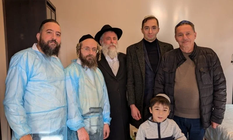 רצף בריתות מילה בקייב: "אור גדול בחשכת המלחמה" רצף בריתות מילה בקייב: "אור גדול בחשכת המלחמה"