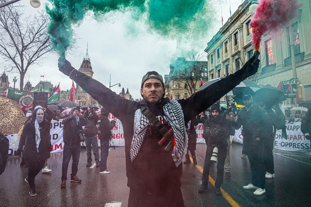 הפגנות דעאש בלב אמסטרדם