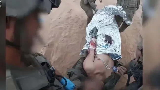 תיעוד דרמטי מחילוץ פצועים מג׳באליה&nbsp;