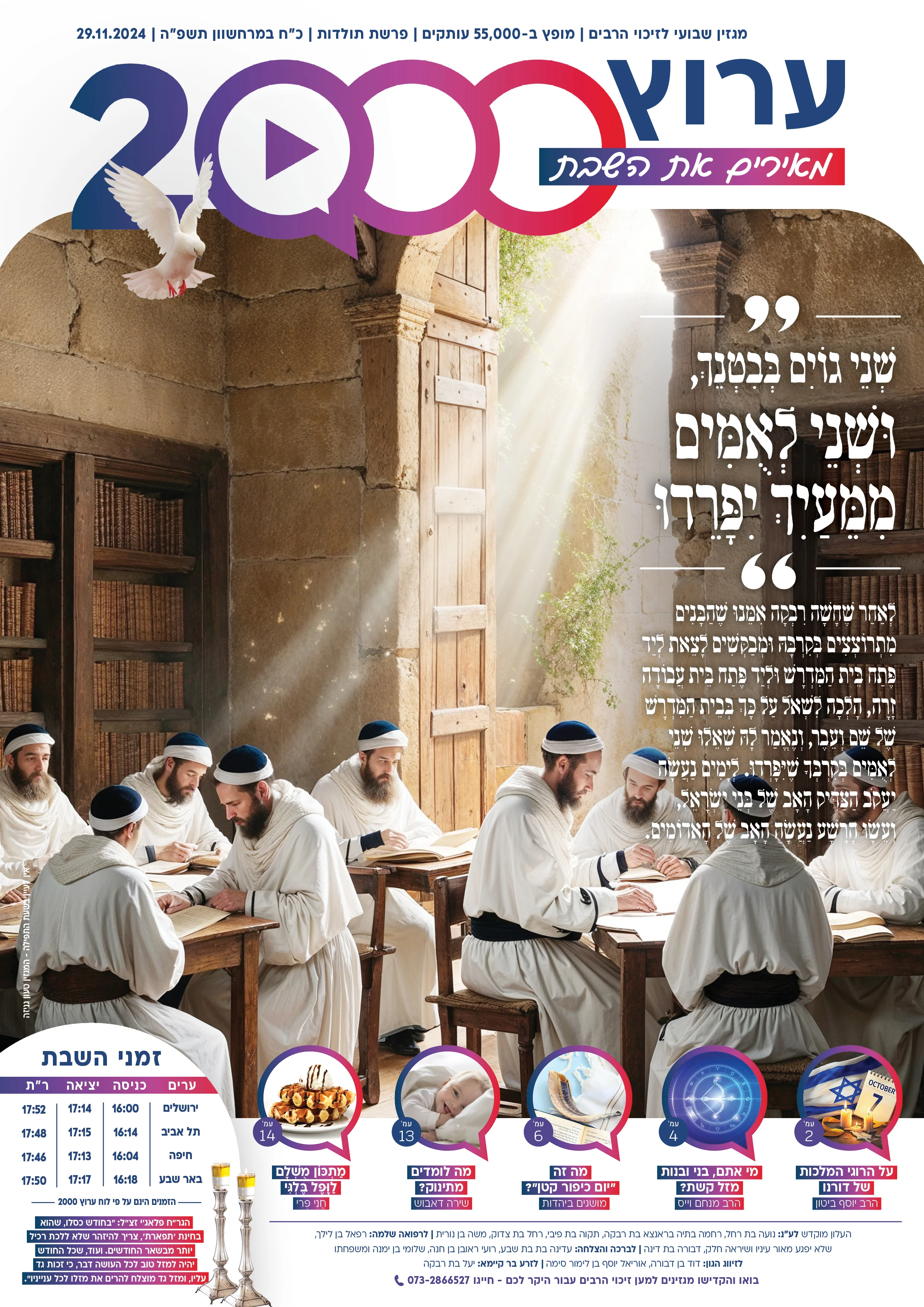 מגזין ערוץ 2000 - פרשת תולדות