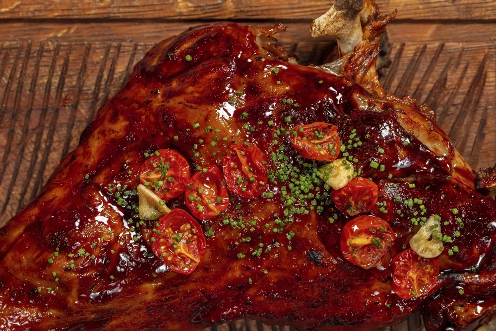  עצמות גב של עוף בתנור