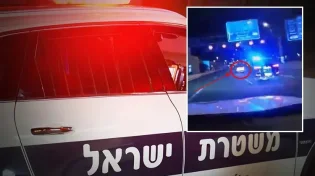 צפו: מרדף משטרתי אחר שב"ח מג'נין שהוביל לרכב גנוב