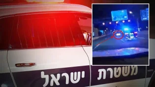 צפו: מרדף משטרתי אחר שב"ח מג'נין שהוביל לרכב גנוב