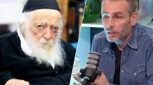 הזמר מושיק עפיה הגיע לציונו של הגר"ח קנייבסקי זצ"ל: "ביקשתי בריאות"