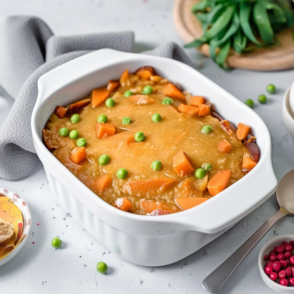 מתכון לסיר בטטה עם אפונה ברוטב מיוחד