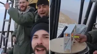 מדהים: הדלקת נר חנוכה בפסגת החרמון הסורי &nbsp;