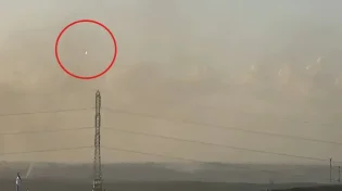 שיגור טיל מעזה לעבר שטח ישראל תועד במצלמות