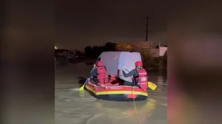 לוחמי חילוץ חילצו אדם בשיטפון באזור טייבה