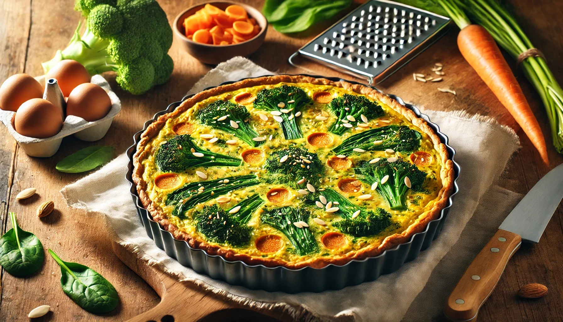 מתכון לפשטידה מירקות ירוקים וירקות שורש