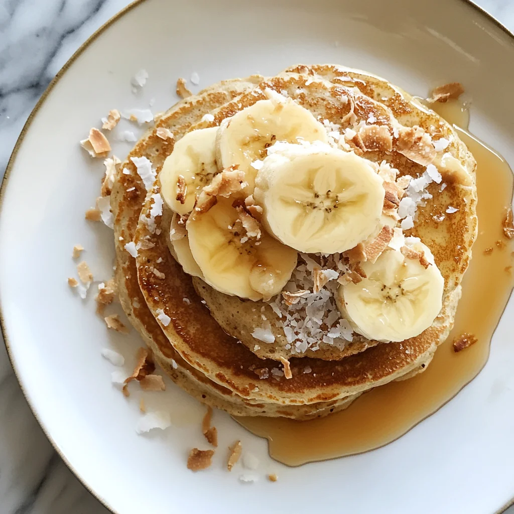 פנקייק בננה וקוקוס: ארוחת בוקר נטולת גלוטן ב-3 רכיבים בלבד