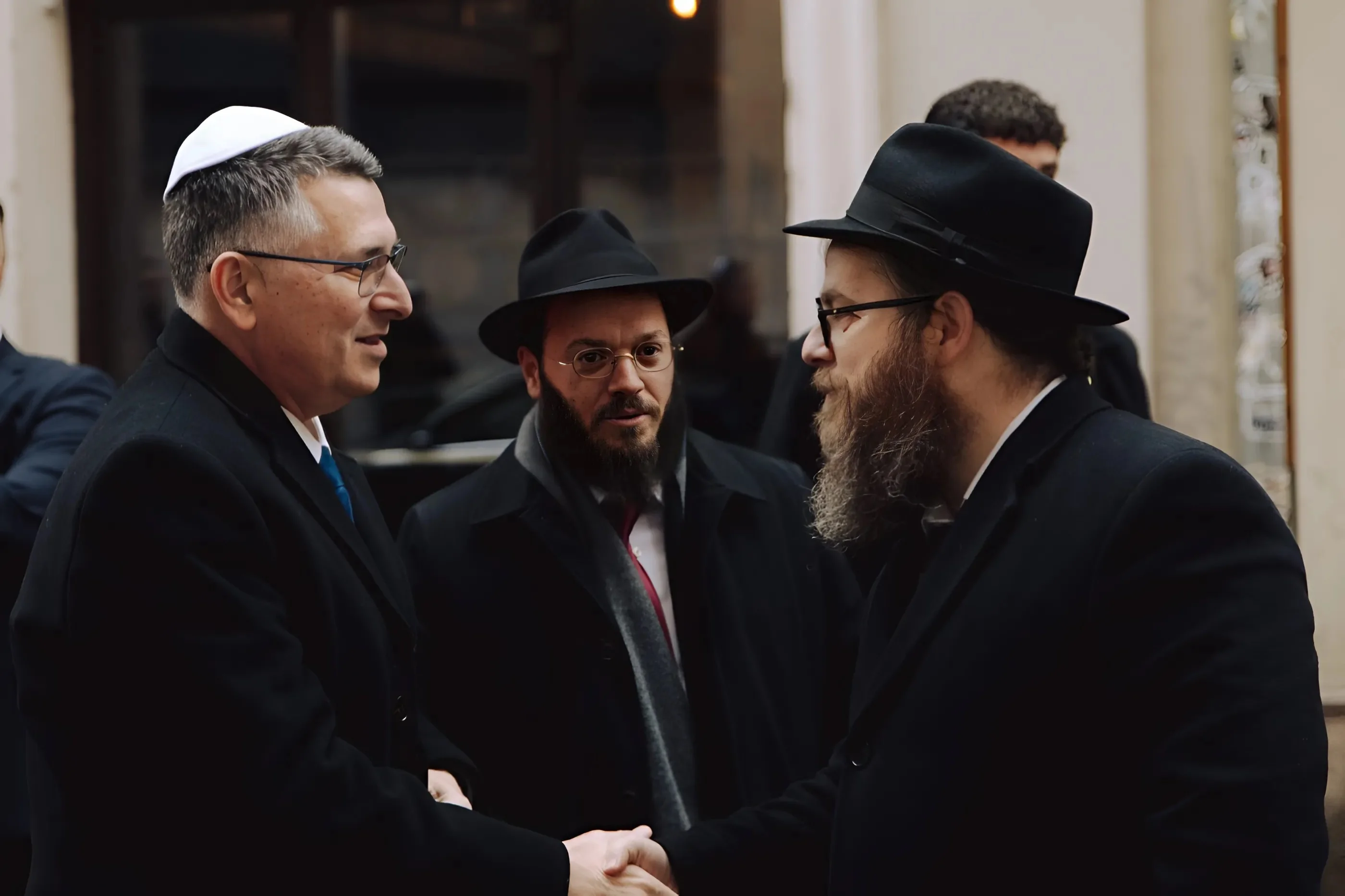 שר החוץ ביקר בבית הכנסת העתיק בבודפשט וקיבל מזכרת מרגשת