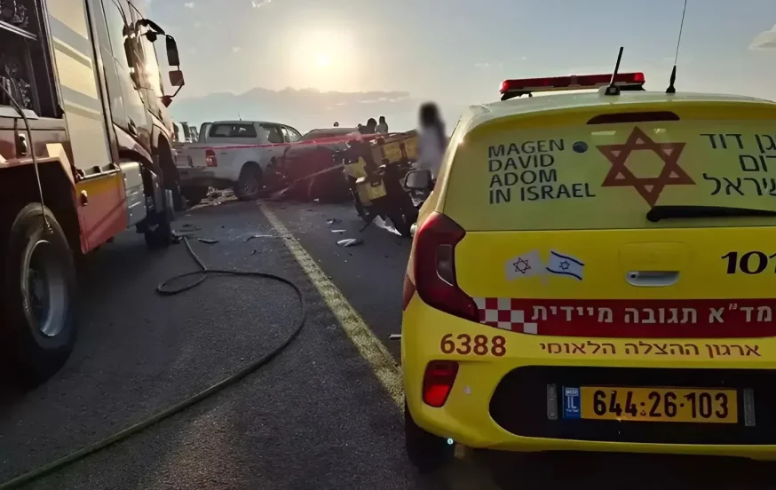 תאונה קטלנית סמוך לטבריה: גבר נהרג, אישה נפצעה קשה