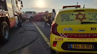 תאונה קטלנית סמוך לטבריה: גבר נהרג, אישה נפצעה קשה