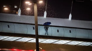 הסופה מכה בירושלים: כביש בגין דרום נחסם לכמה שעות