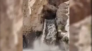 החורף בשיאו: זרימות עוצמתיות בנחל קדרון