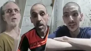 תיעוד דרמטי: רגעי שחרור שלושת החטופים ממרתפי חמאס