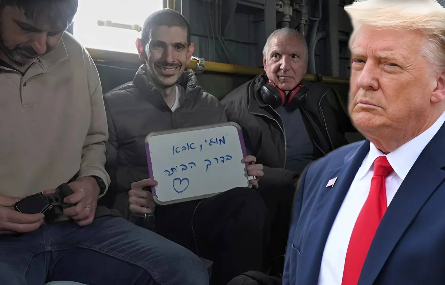 טראמפ זועם על מצב החטופים: "נראים כמו ניצולי שואה" טראמפ זועם על מצב החטופים: "נראים כמו ניצולי שואה"