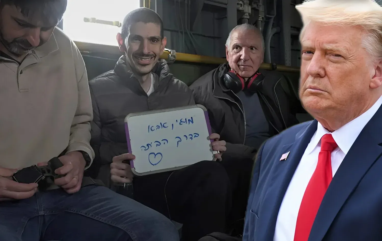 טראמפ זועם על מצב החטופים: "נראים כמו ניצולי שואה"