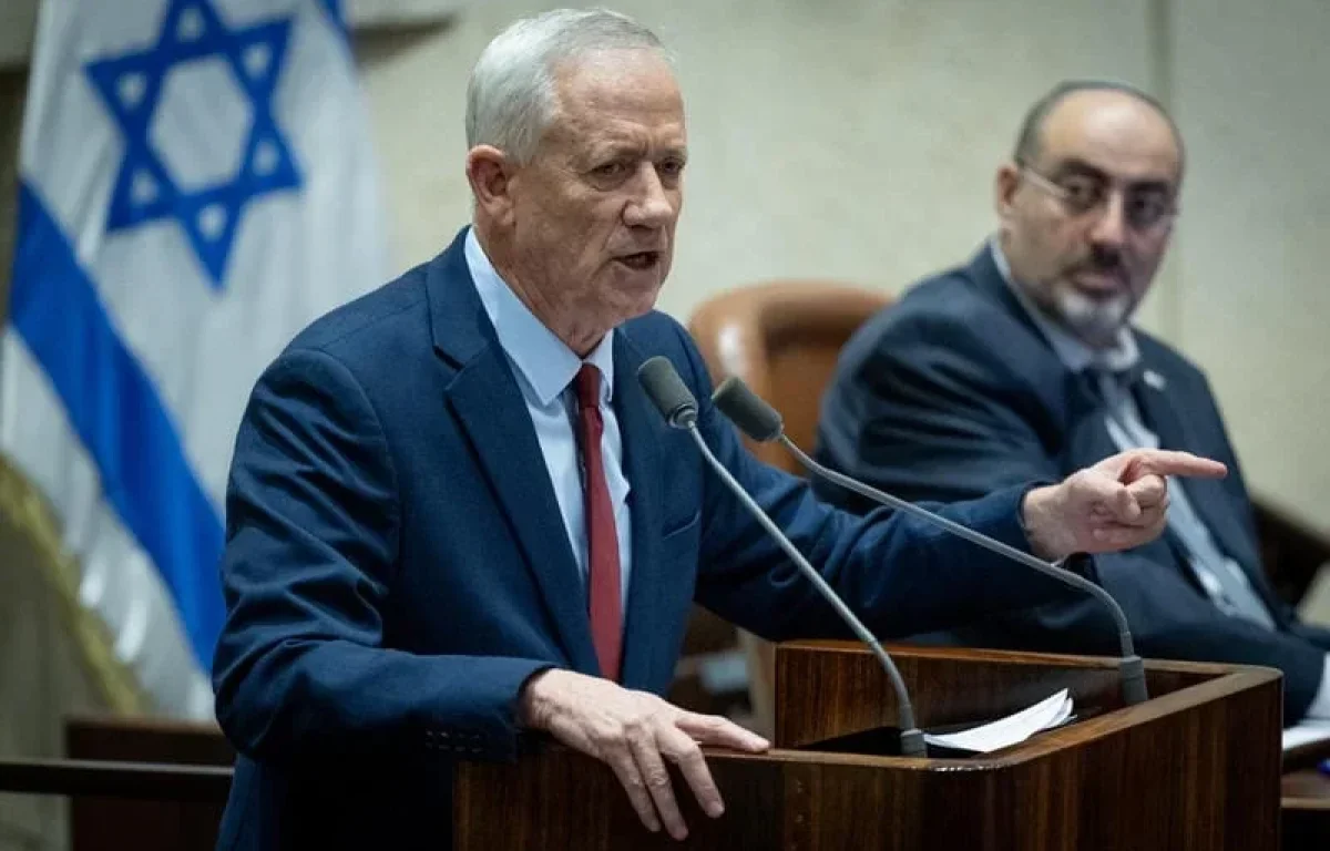 גנץ קורא: "מרחב החיץ צריך להיות שטח השמדה"
