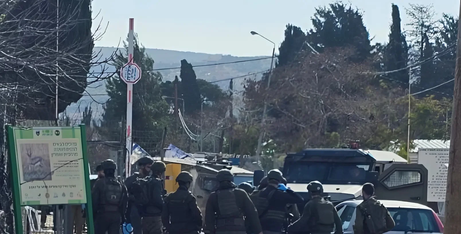  ניסיון פיגוע דריסה בכניסה לבסיס חטיבת שומרון – המחבל נוטרל