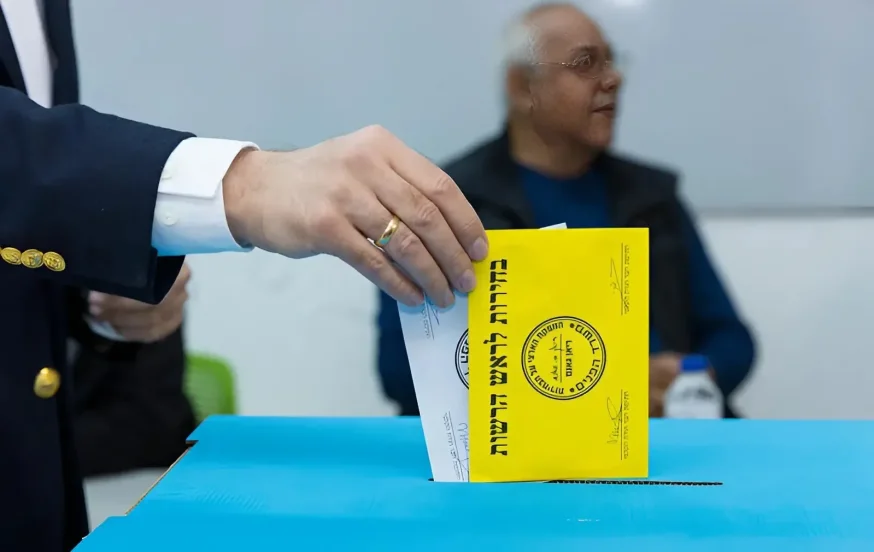 רק 33% מתושבי הצפון הצביעו עד השעה 16:00 רק 33% מתושבי הצפון הצביעו עד השעה 16:00