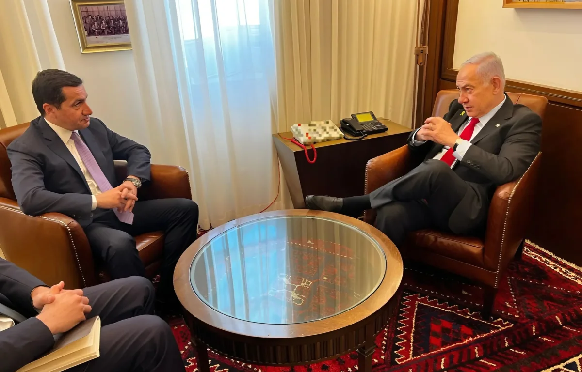 ישראל ואזרבייג'ן מחזקות את הברית: נתניהו נפגש עם יועץ הנשיא האזרי ישראל ואזרבייג'ן מחזקות את הברית: נתניהו נפגש עם יועץ הנשיא האזרי