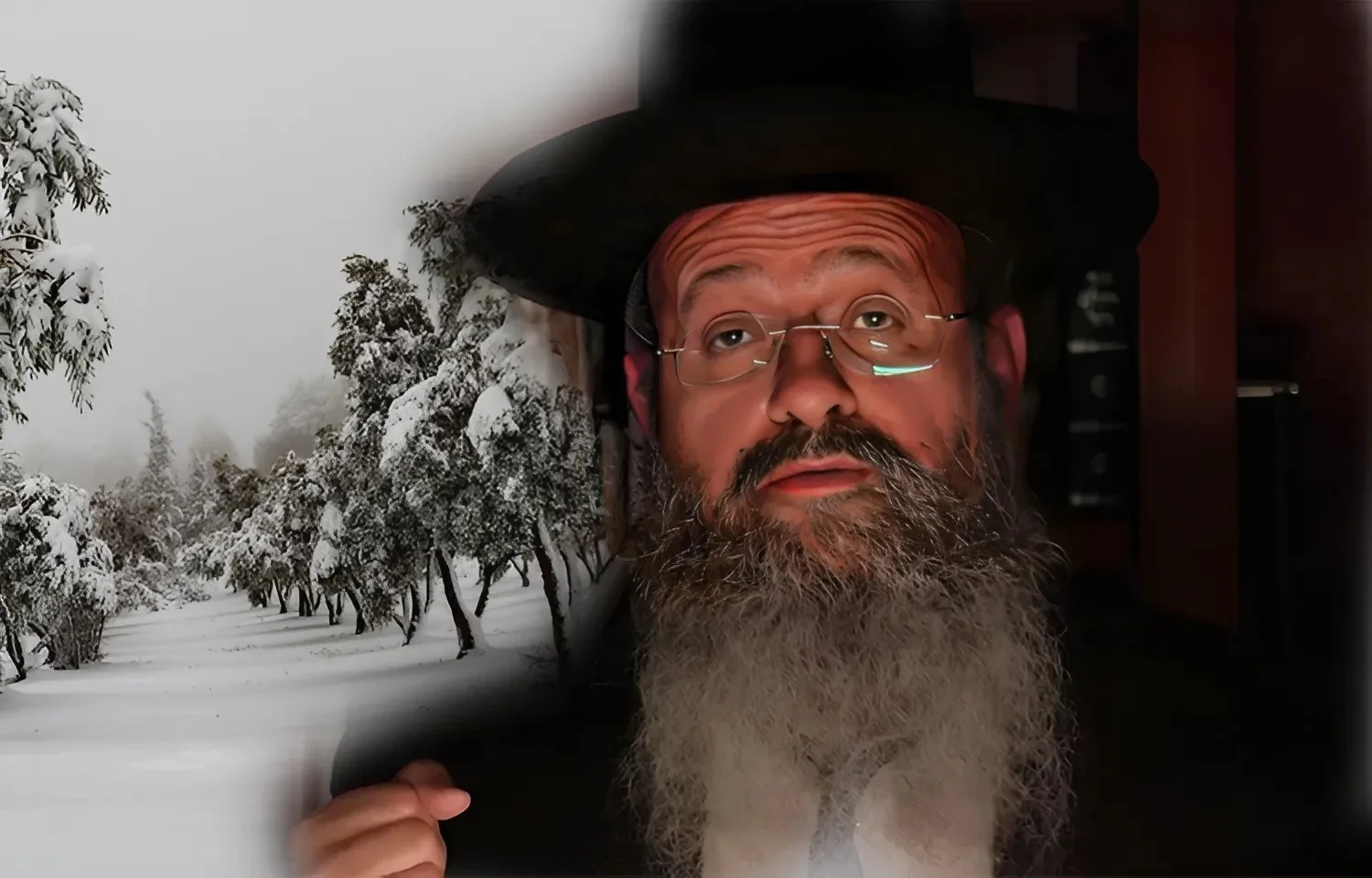 המקובל הרב יצחק בצרי: "יורד שלג בסיום ימי השובבי"ם? סימן שחטאינו נמחלו"