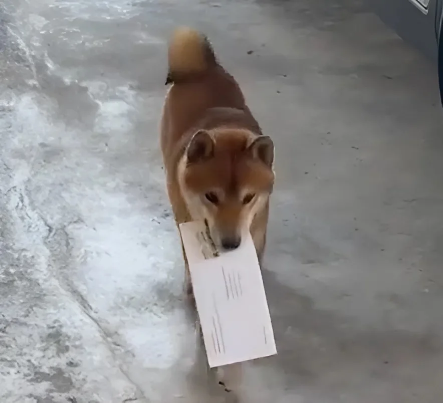 שירות מיוחד: הכלב שיביא לך את הדואר עד הספה 