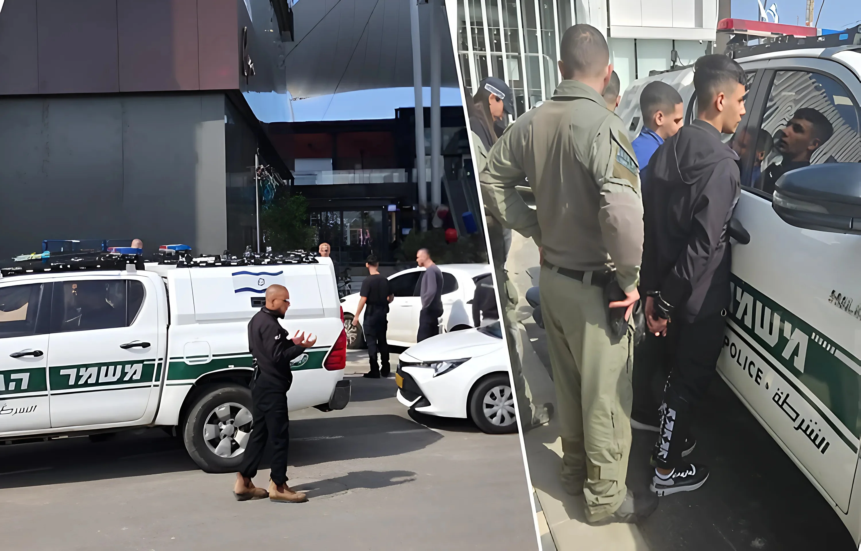 פשיטת משטרה בביג גלילות: שב"חים נעצרו, עסקים עלולים להיסגר