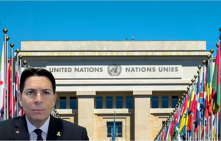 דני דנון תוקף את האו"ם: "הרעב היחיד בעזה – של החטופים שלנו"