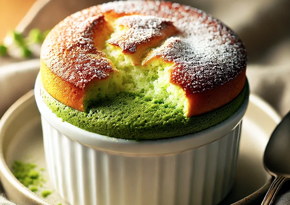 הקינוח האוורירי שיגרום לכם להתאהב – סופלה שוקולד לבן ומאצ’ה