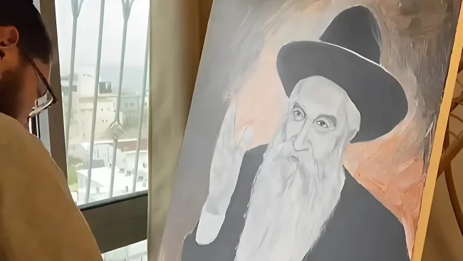 "הילדה שלך תחיה" - הצייר חושף את הנס המרגש של הרב יגאל כהן