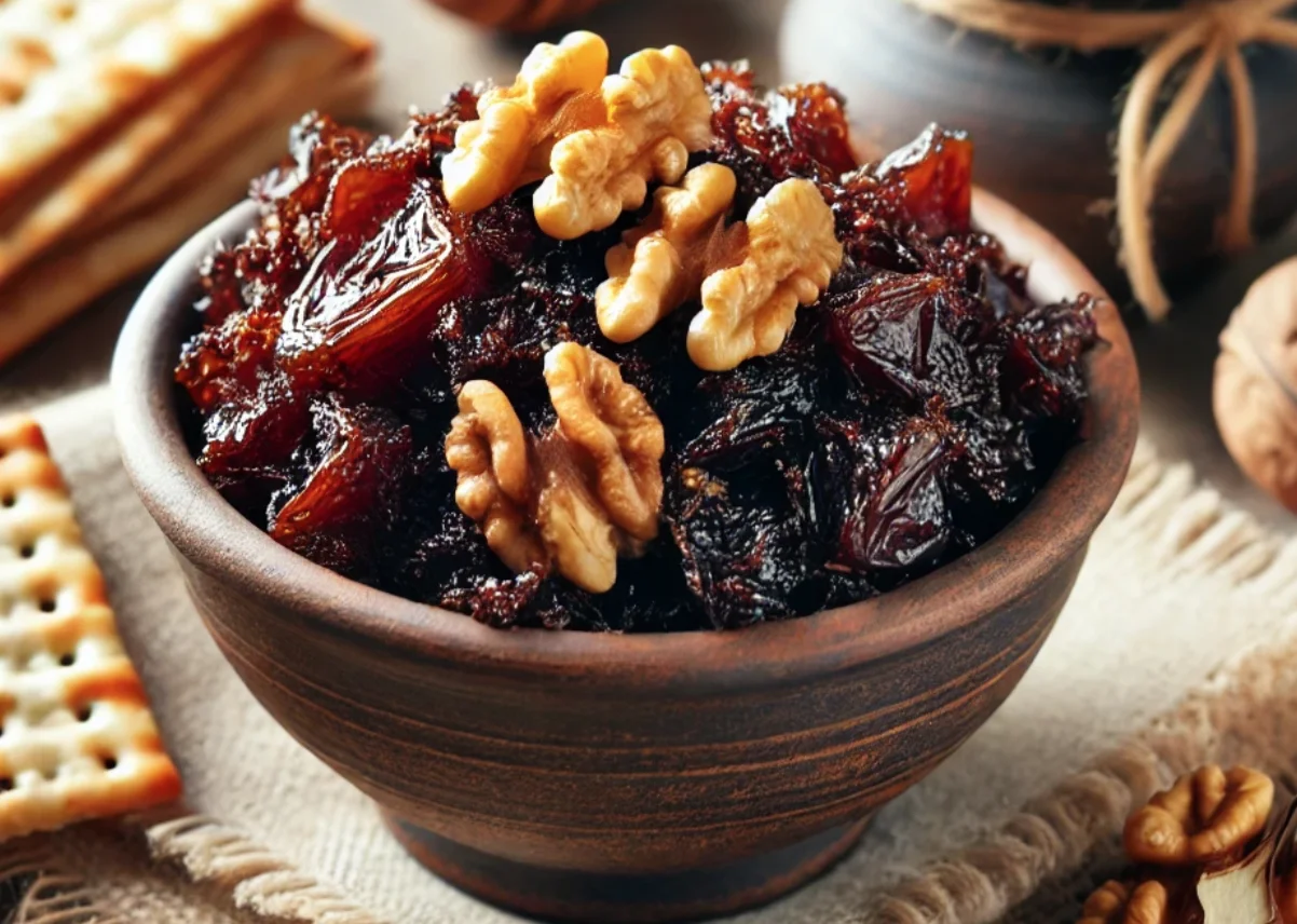  חרוסת עשירה לפסח – מתוקה, קראנצ'ית ומלאת טעמים עמוקים