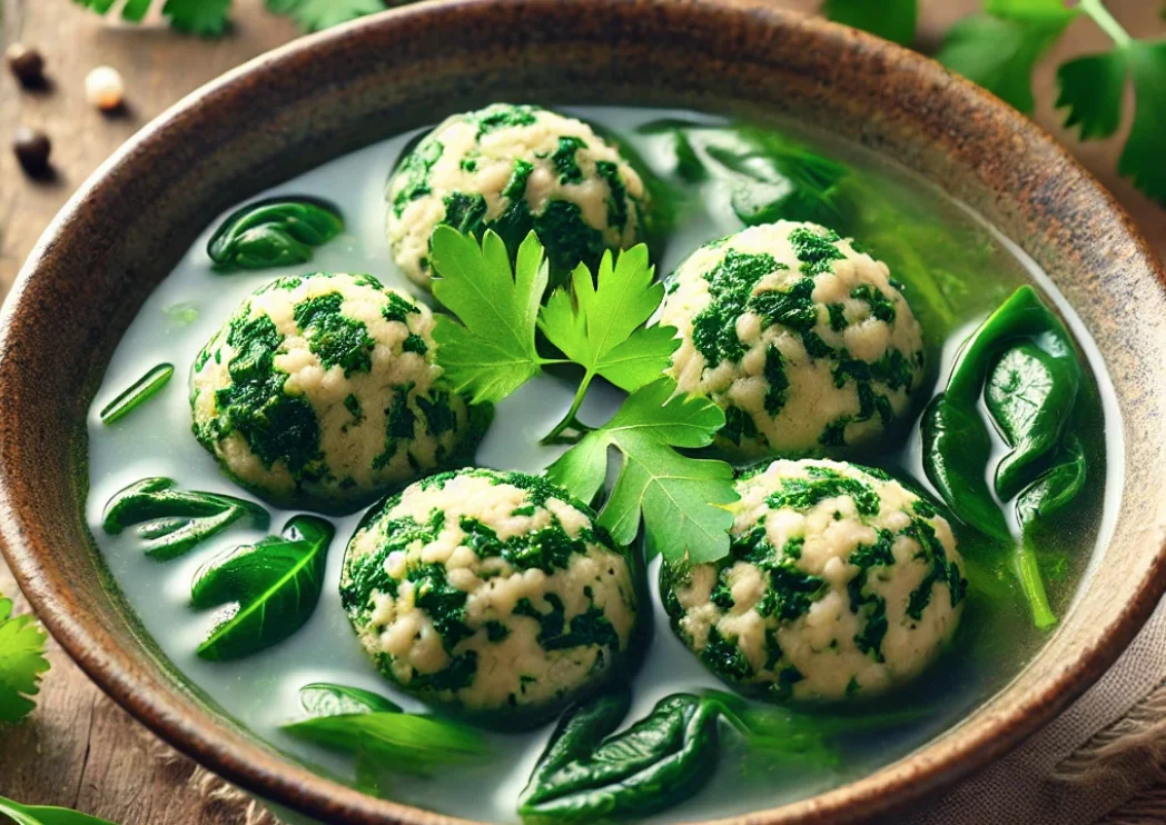 קניידלך עם תרד וכוסברה – השדרוג המרענן למרק של פסח קניידלך עם תרד וכוסברה – השדרוג המרענן למרק של פסח