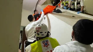 בן 6 נפל לפיר מדרגות בחיפה ופונה לבית החולים במצב בינוני
