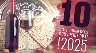 פסח תשפ"ה בפתח: 10 דברים שאתם חייבים לדעת לקראת החג