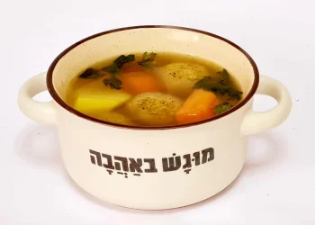 טעם של פסח בכל ימות החג: מתכון מנחם למרק קניידלך עשיר