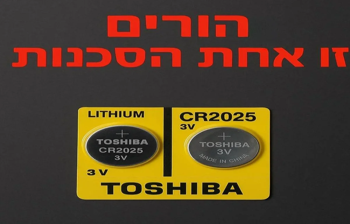 "הסוללה השקופה": הסכנה השקטה שבין צעצועי הילדים "הסוללה השקופה": הסכנה השקטה שבין צעצועי הילדים