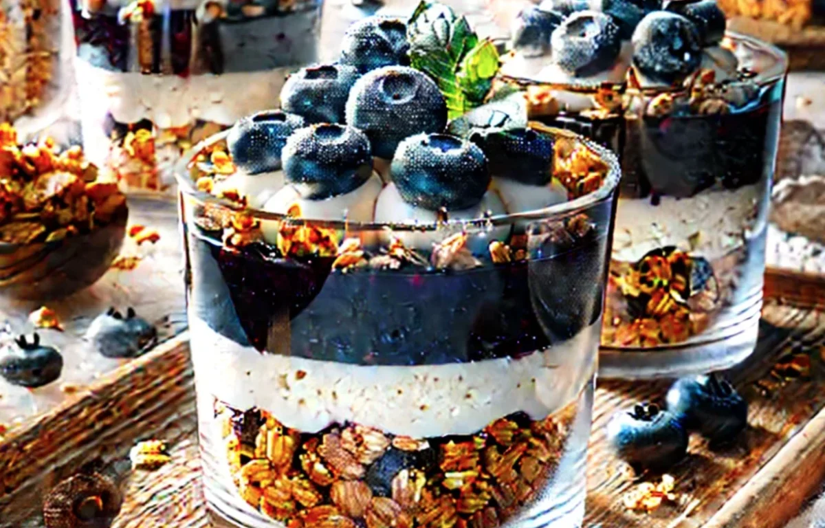 הקינוח המושלם שלא יאמינו שהכנתם בבית &ndash; קרם גבינה, גרנולה ואוכמניות בקלי קלות