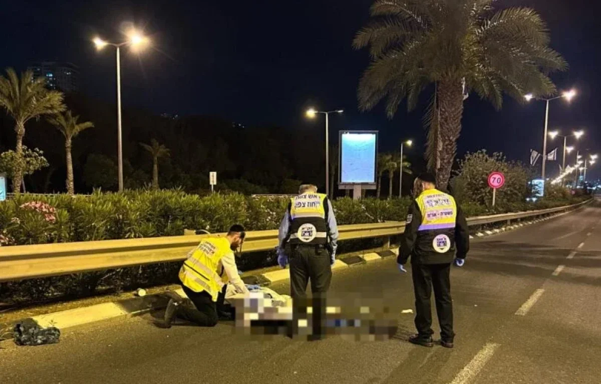 חיפה: הולך רגל כבן 60 נהרג לאחר שנפגע מרכב בזמן שחצה את הכביש