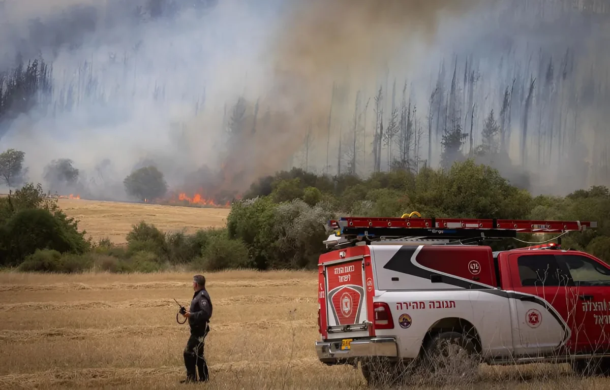 ארגון "אחים לנשק" הקים מערך חירום לסיוע למפוני השריפות בהרי ירושלים
