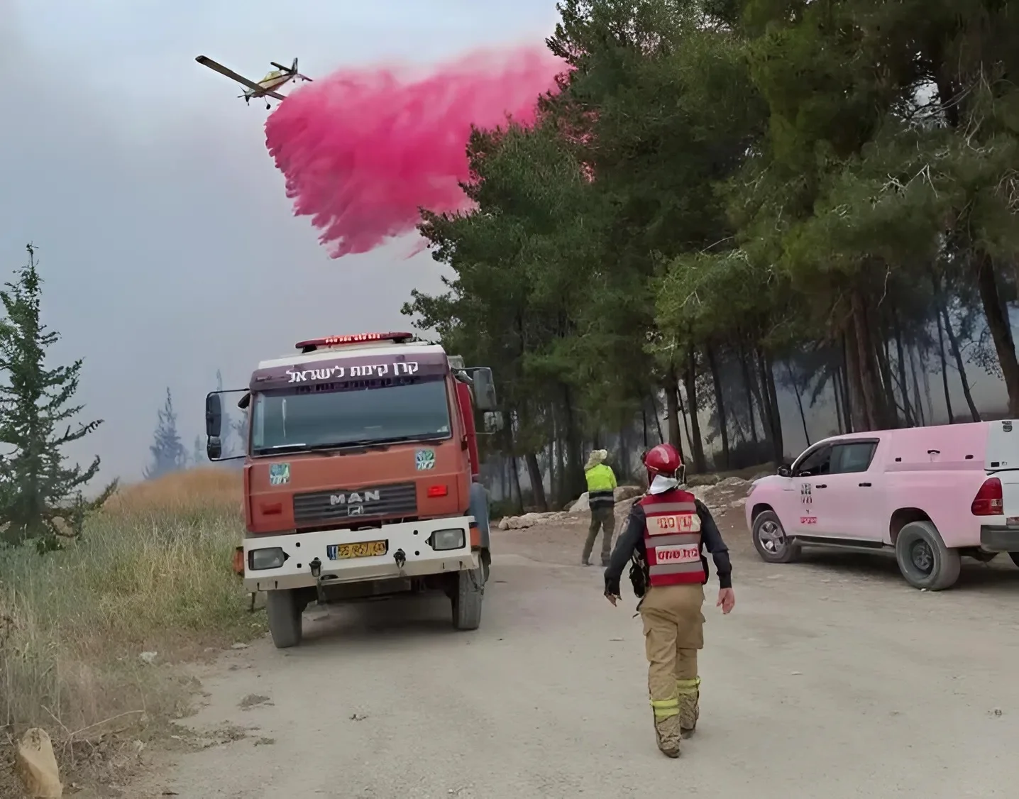  האש לא עוצרת: הרוחות שוב מתגברות – וההרים בוערים